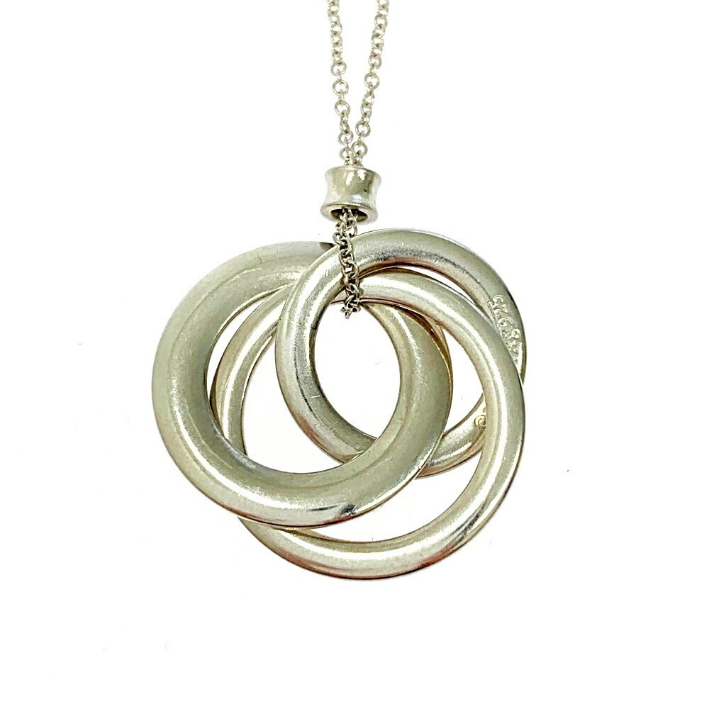 Tiffany 1837 Interlocking Three Circle Necklace S… - image 3